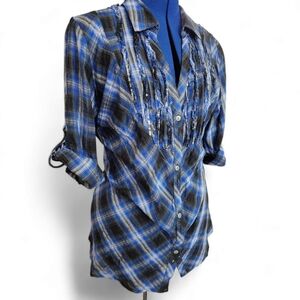 Modern flannel work shirt Maurices 1X womens